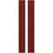 Ekena Millwork Americraft 2-Board, 3 Batten Exterior Real Wood Joined Board-n-Batten Shutters, ARW401BB207X37MRH, PR ARW401BB207X37MRH - alternate 1